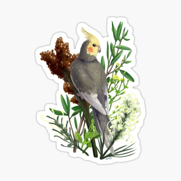 Item preview, Cockatiel Chaplet designed and sold by Alstro-Arts.