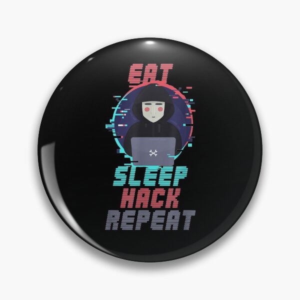 Item preview, Eat Sleep Hack Repeat Cybersecurity Hacking Coding Hacker designed and sold by ralphscruggs.