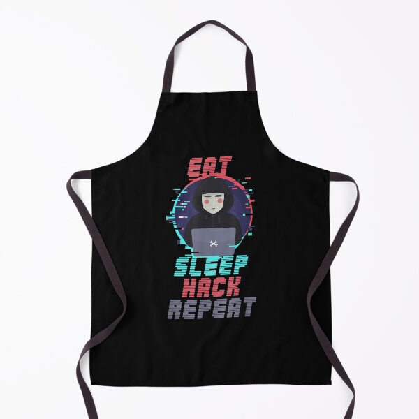 Item preview, Eat Sleep Hack Repeat Cybersecurity Hacking Coding Hacker designed and sold by ralphscruggs.