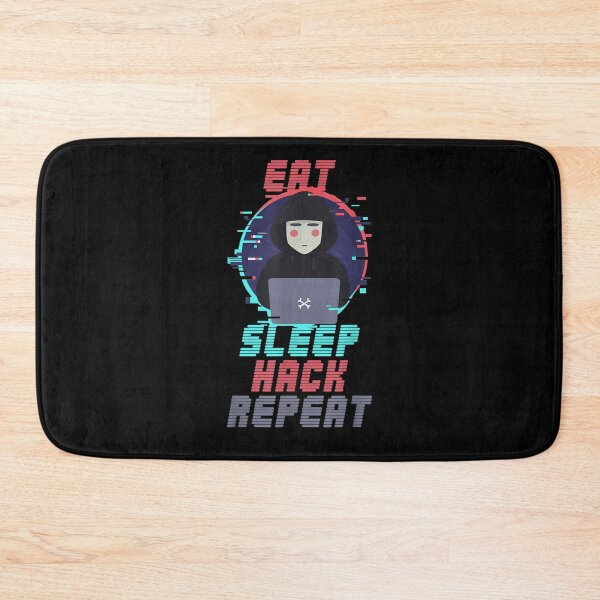Item preview, Eat Sleep Hack Repeat Cybersecurity Hacking Coding Hacker designed and sold by ralphscruggs.