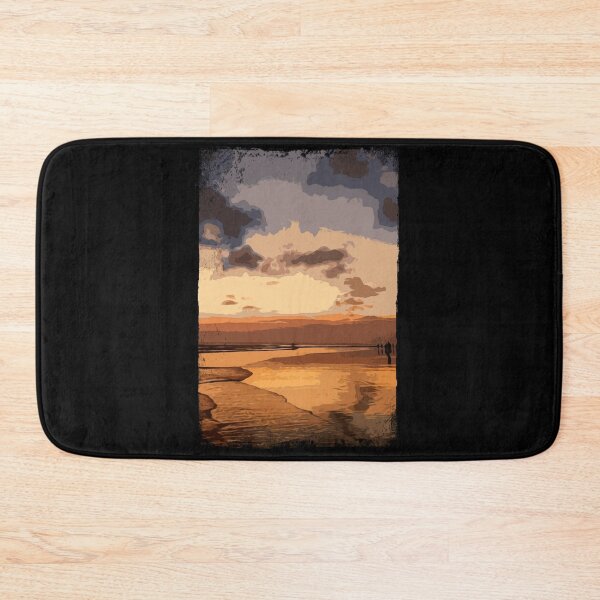 Item preview, Clouded Sunset Distressed View Watercolor Landscape designed and sold by Gordon Nelson.