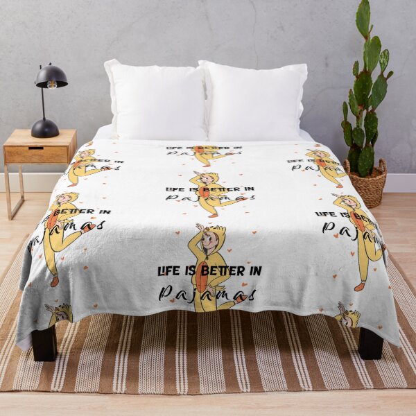 Item preview, Life is better in Pajamas, life is better in pajama, life is better in pyjamas designed and sold by helkav.