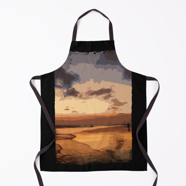 Item preview, Clouded Sunset Distressed View Watercolor Landscape designed and sold by Gordon Nelson.