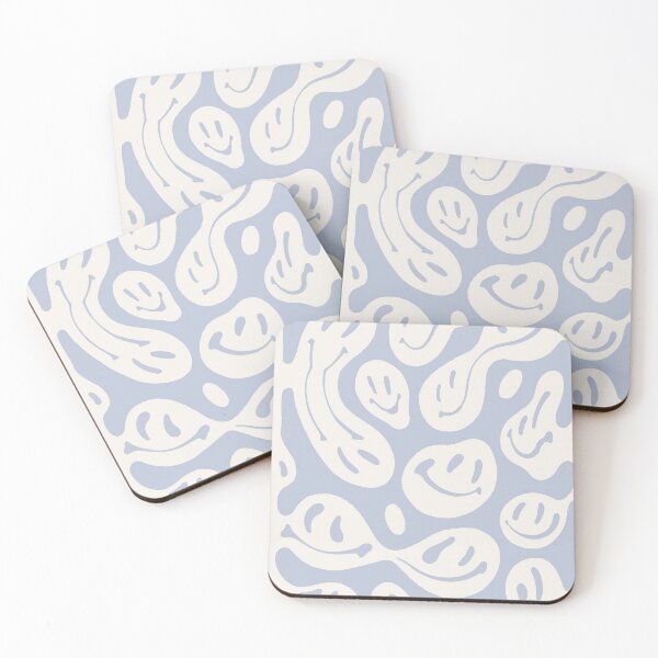 Item preview, liquid smiley cool blue designed and sold by selinasherman.