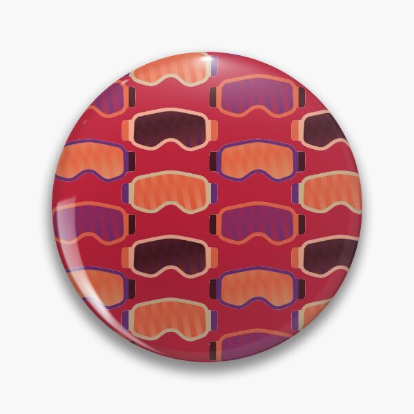 Item preview, Ski Goggle Pattern Fire designed and sold by Brawni.