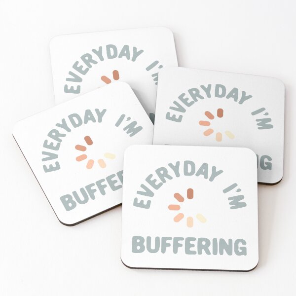 Item preview, Everyday I'm buffering designed and sold by Morcawork.