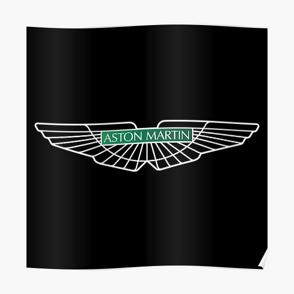 Aston Martin Logo Posters For Sale Redbubble