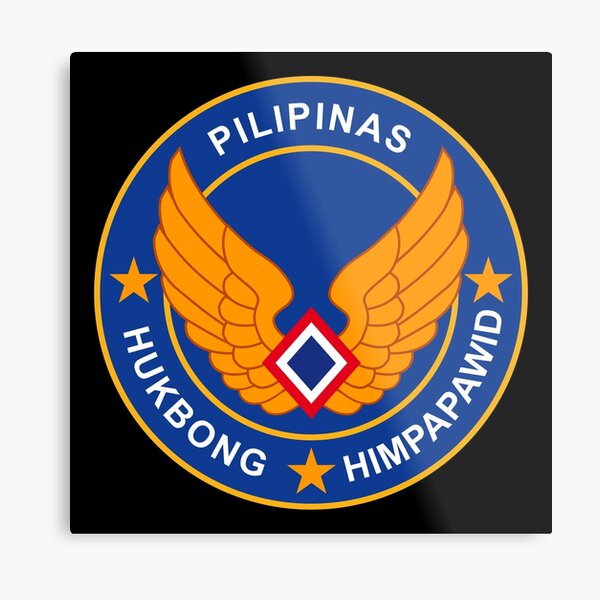 Philippine Air Force Hukbong Himpapawid Ng Pilipinas Seal Metal Print By Wordwidesymbols Redbubble