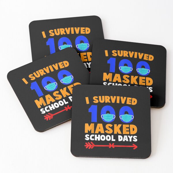 Item preview, 100 Day Of School I Survived 100 Days Of Masked School designed and sold by parrishherrera.
