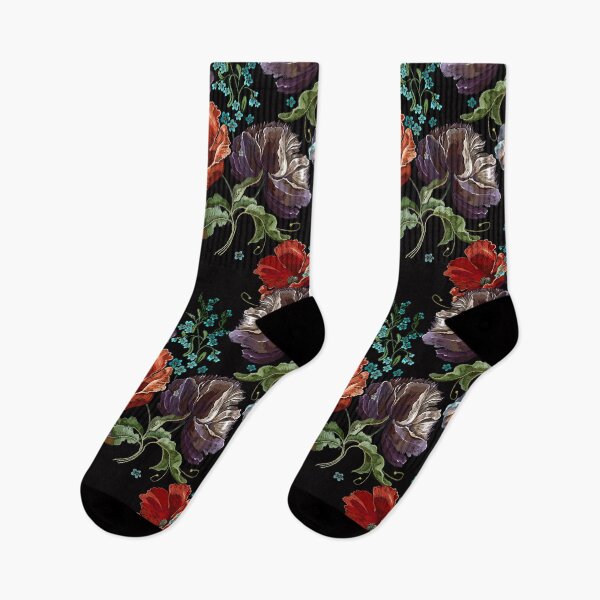 Item preview, Violet flowers and red roses designed and sold by matrioshka.