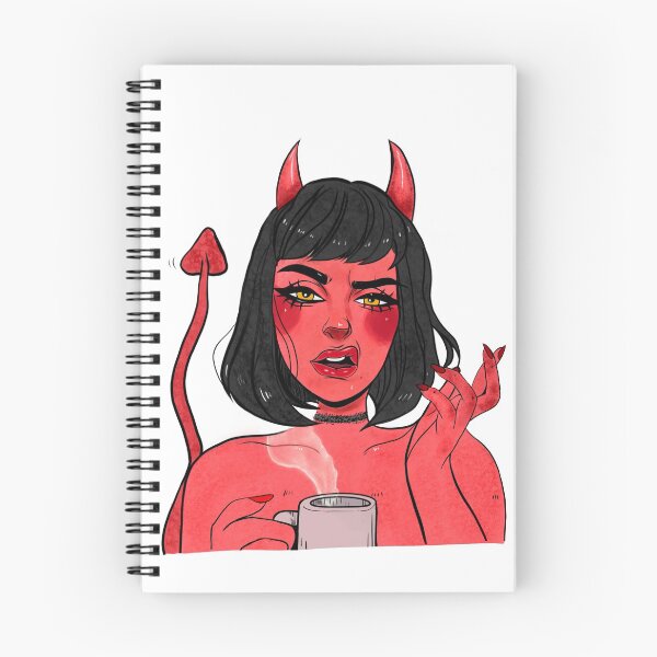 Item preview, Devil and coffee designed and sold by KJGaleria.
