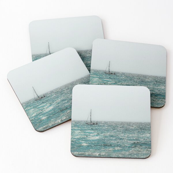 Item preview, Sailing boat with blue ocean in California USA designed and sold by Mrvell.