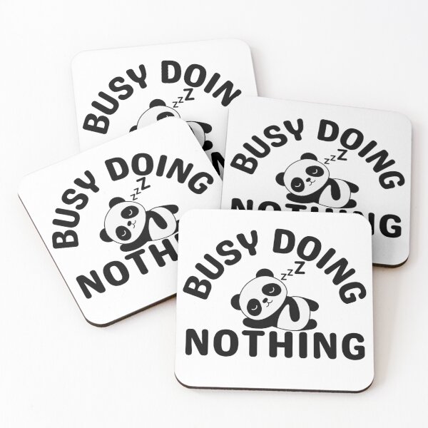 Item preview, Busy Doing Nothing Panda designed and sold by mewsis.