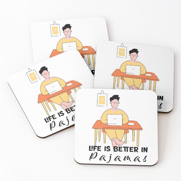 Item preview, Life is better in Pajamas, life is better in pajama, life is better in pyjamas designed and sold by helkav.