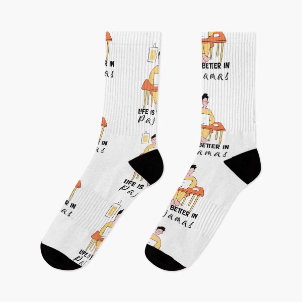 Item preview, Life is better in Pajamas, life is better in pajama, life is better in pyjamas designed and sold by helkav.