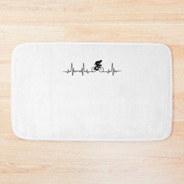 Item preview, CYCLING HEARTBEAT BLACK designed and sold by rentcode.