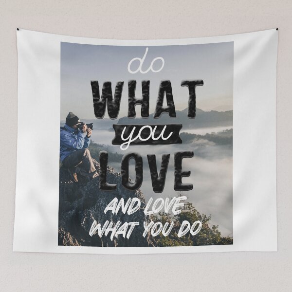 Item preview, Do What You Love and Love What You Do | Quote Background designed and sold by Gavinstar.