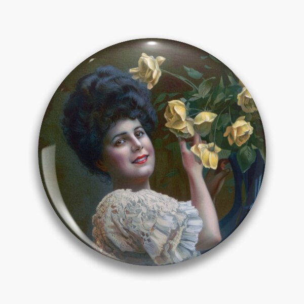 Item preview, Society Lady and Yellow Roses designed and sold by billduncan.