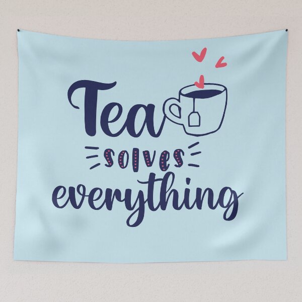 Item preview, Tea Solves Everything designed and sold by aoichan3939.