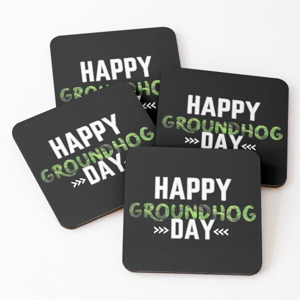 Item preview, happy groundhog day for front white designed and sold by dalypdesign.
