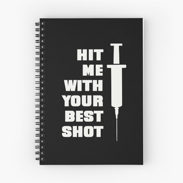 Item preview, Hit Me With Your Best Shot | Funny Covid Vaccine Meme designed and sold by Flip & Flop.