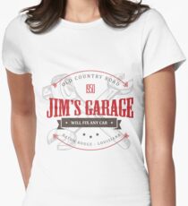 Jim's Garage Women's Fitted T-Shirt