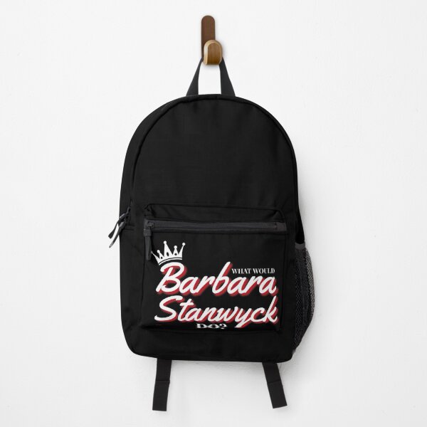 Item preview, What Would Barbara Stanwyck Do? White on Black old hollywood - vintage actress designed and sold by Arkadina.