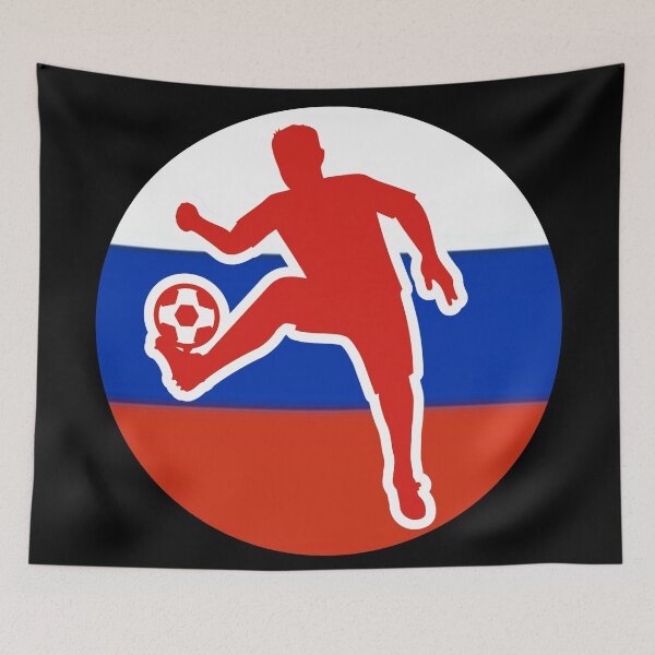 Item preview, Russian flag football player designed and sold by Astralia.