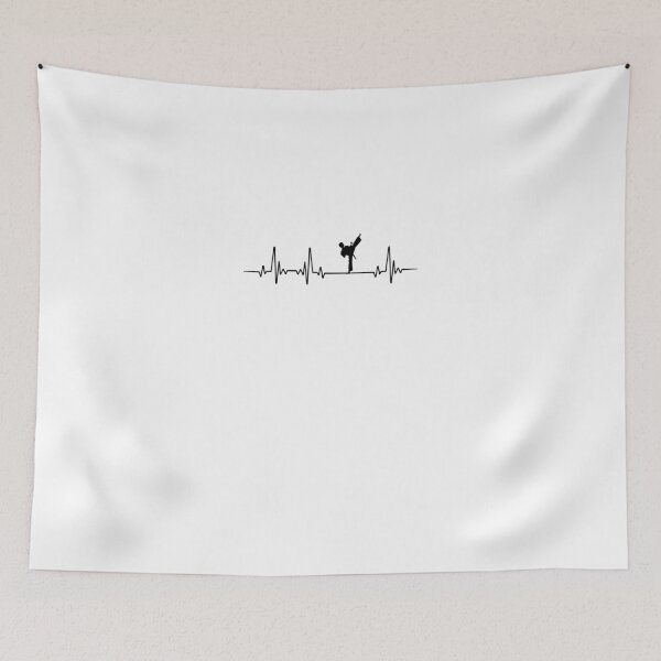 Item preview, TAEKWONDO HEARTBEAT BLACK designed and sold by rentcode.