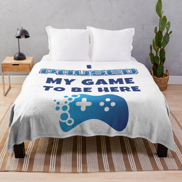 Item preview, I Paused My Game to Be Here Funny Sarcastic Gamer designed and sold by Marc Scott-Parkin.