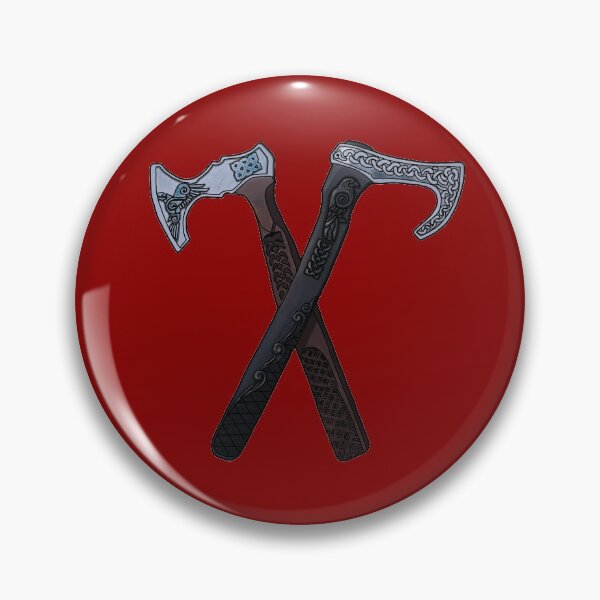 Item preview, Bird Inscribed Crossed Viking Axes designed and sold by creativekeener.