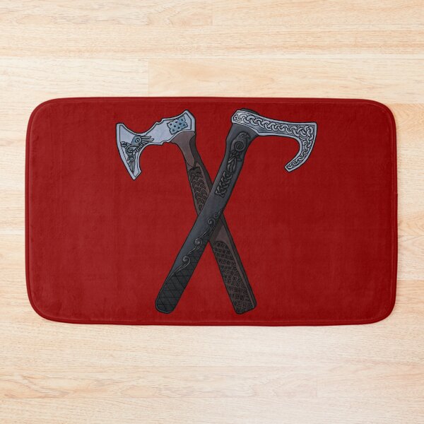 Item preview, Bird Inscribed Crossed Viking Axes designed and sold by creativekeener.