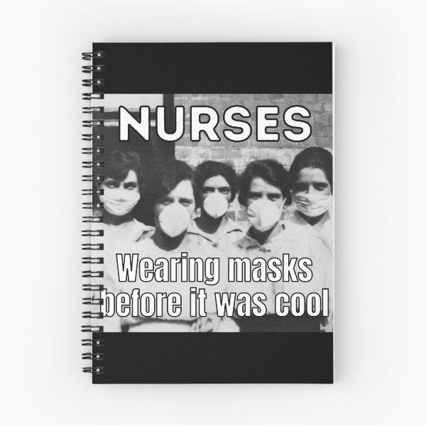 Item preview, Nurses wearing masks before it was cool designed and sold by Caregiverology.