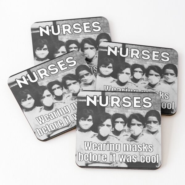 Item preview, Nurses wearing masks before it was cool designed and sold by Caregiverology.