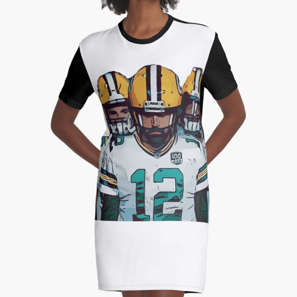 GoatGearDotUS Limited Edition Aaron Rodgers Goat 12 Jersey Style - Green Bay Packers Short-Sleeve Unisex T-Shirt