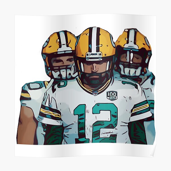 Limited Edition Aaron Rodgers GOAT 12 Shirt, Green Bay Packers Shirt, Mug,  Phone Case & Hoodie! Poster for Sale by GoatGear