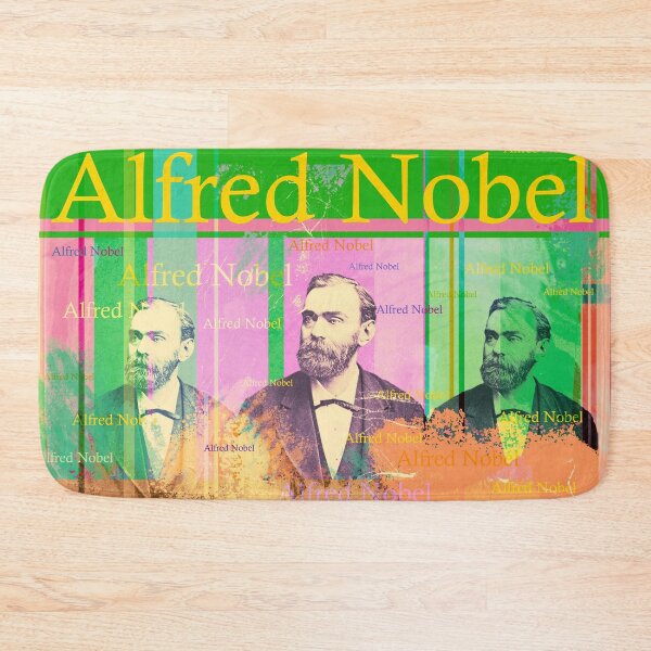 Artikelvorschau, Alfred Nobel Porträt, schwedischer Forscher Chemiker entworfen und verkauft von Mauswohn.