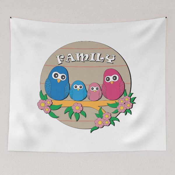 Item preview, Family Reunion, Family Gather, House Warming, Family Love, Home Sweet Home, Cute Bird, Birds In The Tree, Funny Birds designed and sold by hoangthedoodler.