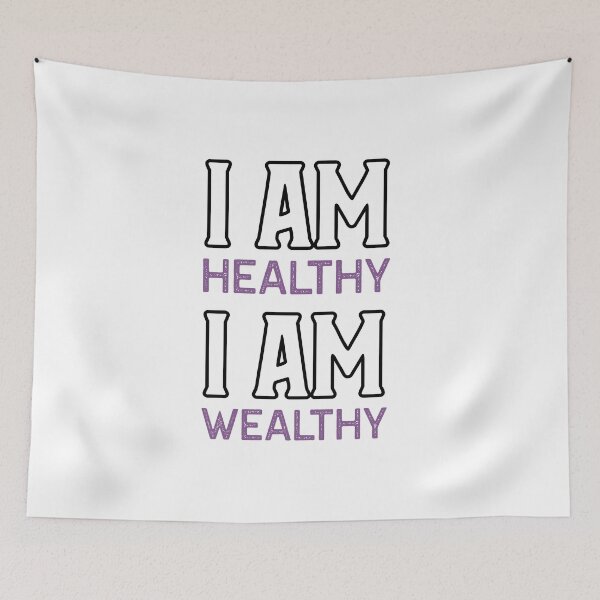Item preview, i am healthy i am wealthy, health is wealth designed and sold by helkav.
