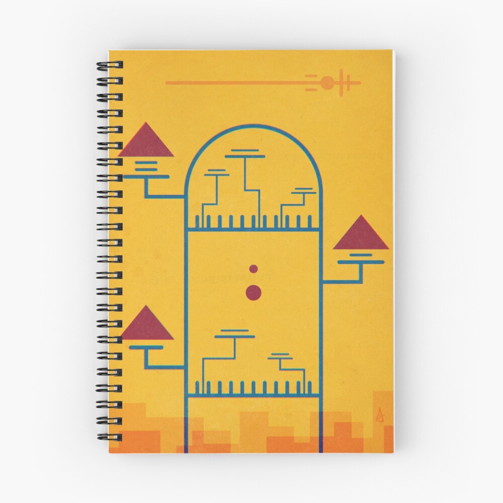 Item preview, Spiral Notebook designed and sold by MoonBlasteroid.