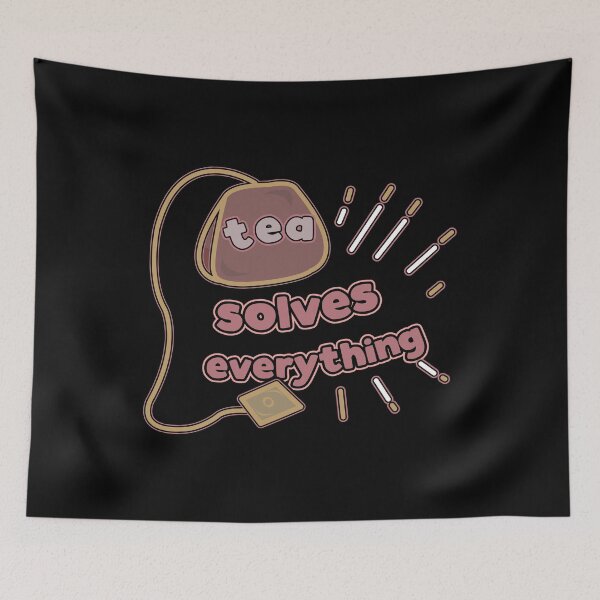 Item preview, tea solves everything designed and sold by noahs-shop.
