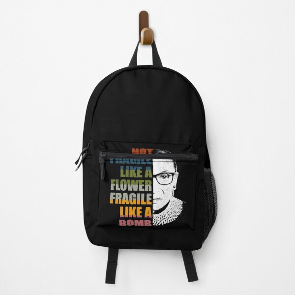 Item preview, Not Fragile Like A Flower But A Bomb Ruth Bader RBG Feminist designed and sold by Simeon Dorelus.