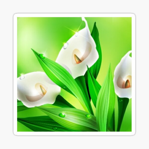 Item preview, Green flowers  designed and sold by Leefs.