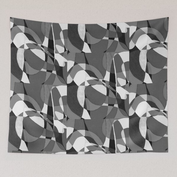 Item preview, Abstract Black, White and Gray designed and sold by Anthony Macaluso.