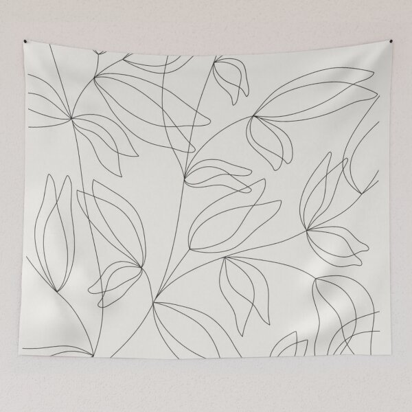 Item preview, Black Line Flowers designed and sold by LoredanaOleinic.