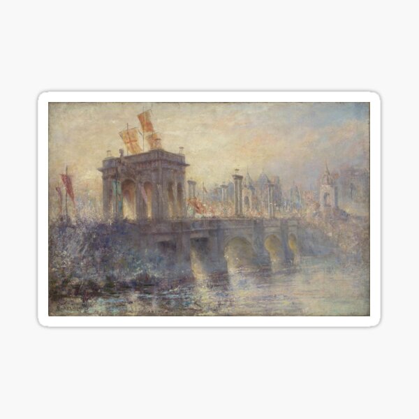 Item preview, Princes Bridge - Frederick McCubbin designed and sold by themasters.