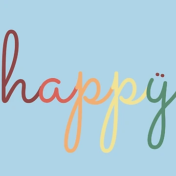 Artwork thumbnail, Happy Cursive Script by ArtIsSixthSense