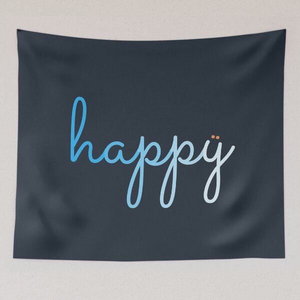 Item preview, Happy Cursive Script designed and sold by ArtIsSixthSense.
