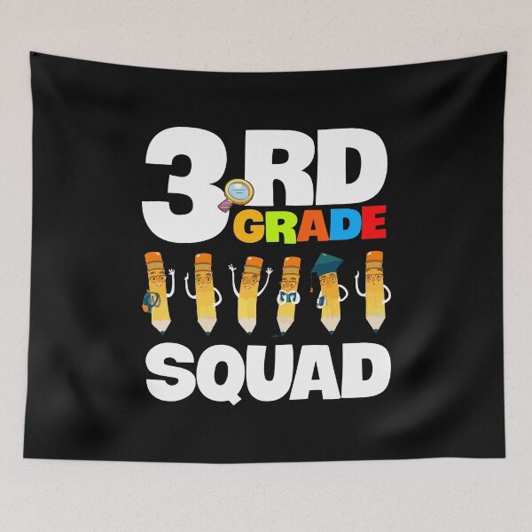 Item preview, 3rd Grade Squad Five Pencils - Shirt Graphic Tee - Cool T Shirts For Men With designed and sold by ANHKACA.