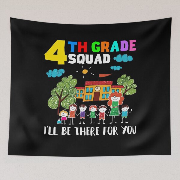 Item preview, 4th Grade Squad I’ll Be There For You Teacher And Sŧυɗεηŧs - Shirt Graphic Tee - designed and sold by ANHKACA.
